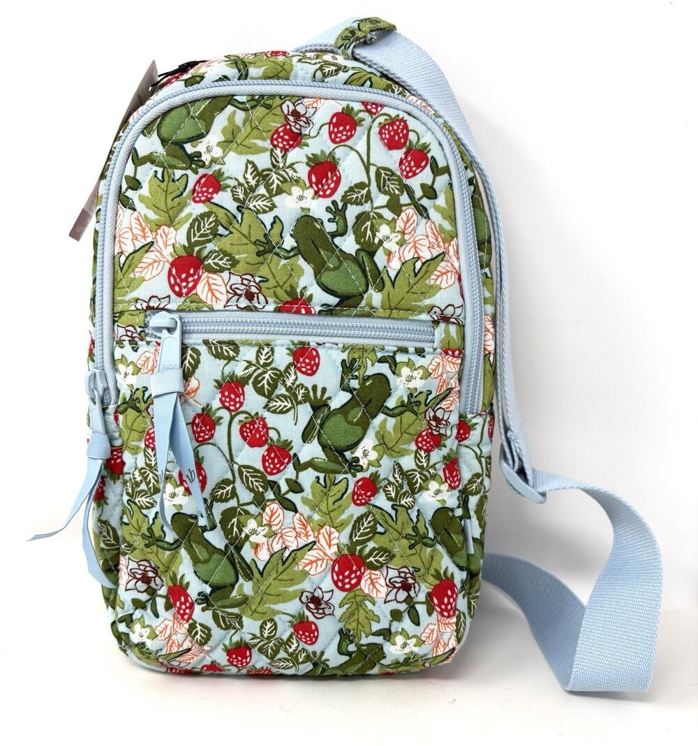 Vera Bradley Frogberry Sling Backpack Crossbody Xbody Bag EXACT Frogs NWT